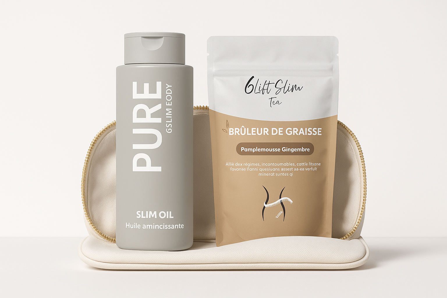 Pack Duo Minceur – Thé & Huile Amincissante